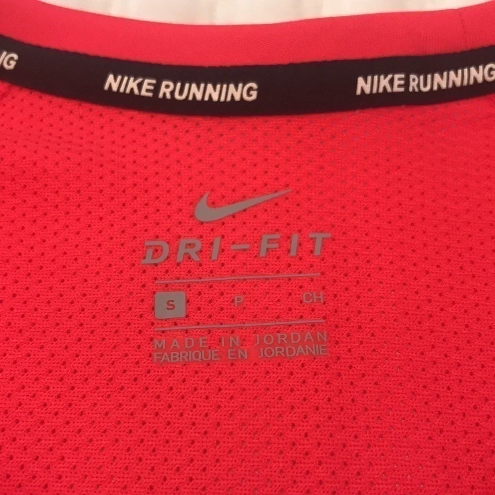 Nike Running Dri-Fit Orange Top Size Small